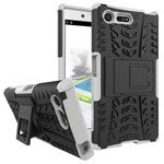 Чехол Yotrix Shockproof case для Sony Xperia X compact (белый, пластиковый)