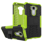 Чехол Yotrix Shockproof case для Asus Zenfone 3 Laser ZC551KL (зеленый, пластиковый)