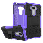 Чехол Yotrix Shockproof case для Asus Zenfone 3 Laser ZC551KL (фиолетовый, пластиковый)