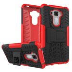 Чехол Yotrix Shockproof case для Asus Zenfone 3 Laser ZC551KL (красный, пластиковый)