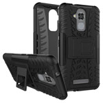 Чехол Yotrix Shockproof case для Asus Zenfone 3 Max ZC520TL (черный, пластиковый)