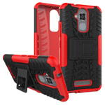 Чехол Yotrix Shockproof case для Asus Zenfone 3 Max ZC520TL (красный, пластиковый)