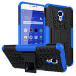 Чехол Yotrix Shockproof case для Meizu M3 Note (синий, пластиковый)