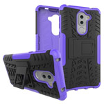 Чехол Yotrix Shockproof case для Huawei Honor 6X (фиолетовый, пластиковый)