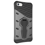 Чехол Yotrix StandCase для Apple iPhone SE (черный, пластиковый)