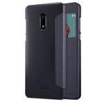 Чехол Nillkin Sparkle Leather Case для Nokia 6 (темно-серый, винилискожа)