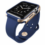 Чехол X-doria Defense Edge для Apple Watch 42 мм (синий/золотистый, маталлический)