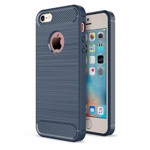 Чехол Yotrix Rugged Armor для Apple iPhone SE (синий, гелевый)