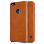 Чехол Nillkin Qin leather case для Huawei P10 lite (коричневый, кожаный)