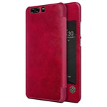 Чехол Nillkin Qin leather case для Huawei P10 (красный, кожаный)