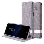 Чехол G-Case Funky Series для Samsung Galaxy S8 (серый, матерчатый)