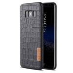 Чехол G-Case Dark Series для Samsung Galaxy S8 (Crocodile Skin, кожаный)