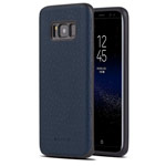 Чехол G-Case Duke Series для Samsung Galaxy S8 (синий, кожаный)