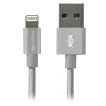 USB-кабель X-Doria Defense Cable (Lightning, серебристый, 1 м, MFi)