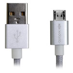 USB-кабель X-Doria Defense Cable (microUSB, серебристый, 1 м, MFi)