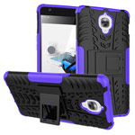 Чехол Yotrix Shockproof case для OnePlus 3 (фиолетовый, пластиковый)