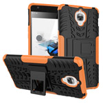 Чехол Yotrix Shockproof case для OnePlus 3 (оранжевый, пластиковый)
