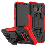 Чехол Yotrix Shockproof case для Samsung Galaxy S8 (красный, пластиковый)