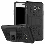 Чехол Yotrix Shockproof case для Samsung Galaxy J5 2017 (черный, пластиковый)