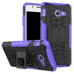 Чехол Yotrix Shockproof case для Samsung Galaxy J5 2017 (фиолетовый, пластиковый)