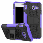 Чехол Yotrix Shockproof case для Samsung Galaxy J7 2017 (фиолетовый, пластиковый)