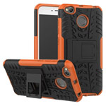 Чехол Yotrix Shockproof case для Xiaomi Redmi 4X (оранжевый, пластиковый)