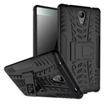 Чехол Yotrix Shockproof case для Lenovo Phab2 (черный, пластиковый)