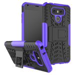 Чехол Yotrix Shockproof case для LG G6 (фиолетовый, пластиковый)