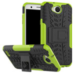 Чехол Yotrix Shockproof case для LG X power 2 (зеленый, пластиковый)