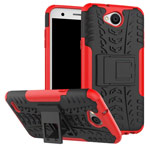 Чехол Yotrix Shockproof case для LG X power 2 (красный, пластиковый)