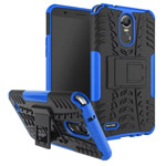 Чехол Yotrix Shockproof case для LG Stylus 3 (синий, пластиковый)