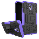 Чехол Yotrix Shockproof case для Meizu M5 Note (фиолетовый, пластиковый)