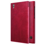 Чехол Nillkin Qin leather case для Sony Xperia L1 (красный, кожаный)