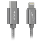 USB-кабель Devia Gracious Cable универсальный (Lightning, USB Type C, 1 метра, серый)