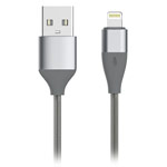USB-кабель Devia Blitz LED Cable универсальный (Lightning, 1.2 метра, серый)