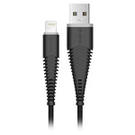 USB-кабель Devia Fishbone Cable универсальный (Lightning, 1.5 метра, армированный, черный)