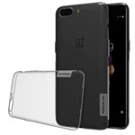 Чехол Nillkin Nature case для OnePlus 5 (серый, гелевый)