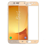 Защитная пленка Yotrix 3D Glass Protector для Samsung Galaxy J5 2017 J530 (стеклянная, золотистая)