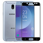 Защитная пленка Yotrix 3D Glass Protector для Samsung Galaxy J7 2017 J730 (стеклянная, черная)