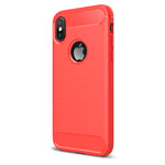 Чехол Yotrix Rugged Armor для Apple iPhone X (красный, гелевый)