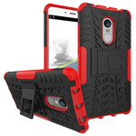 Чехол Yotrix Shockproof case для Xiaomi Redmi Note 4 (красный, пластиковый)