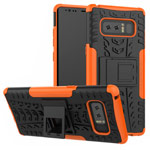 Чехол Yotrix Shockproof case для Samsung Galaxy Note 8 (оранжевый, пластиковый)