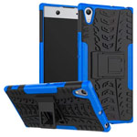 Чехол Yotrix Shockproof case для Sony Xperia XA1 ultra (синий, пластиковый)
