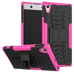 Чехол Yotrix Shockproof case для Sony Xperia XA1 ultra (розовый, пластиковый)
