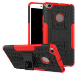 Чехол Yotrix Shockproof case для Xiaomi Mi Max 2 (красный, пластиковый)
