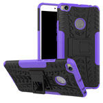 Чехол Yotrix Shockproof case для Xiaomi Mi Max 2 (фиолетовый, пластиковый)