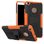 Чехол Yotrix Shockproof case для Xiaomi Mi Max 2 (оранжевый, пластиковый)