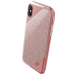 Чехол X-doria Revel Lux Case для Apple iPhone X (Rose Gold Gradient Glitter, пластиковый)