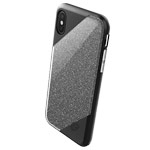 Чехол X-doria Revel Lux Case для Apple iPhone X (Black Gradient Glitter, пластиковый)