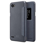 Чехол Nillkin Sparkle Leather Case для LG Q6 (темно-серый, винилискожа)